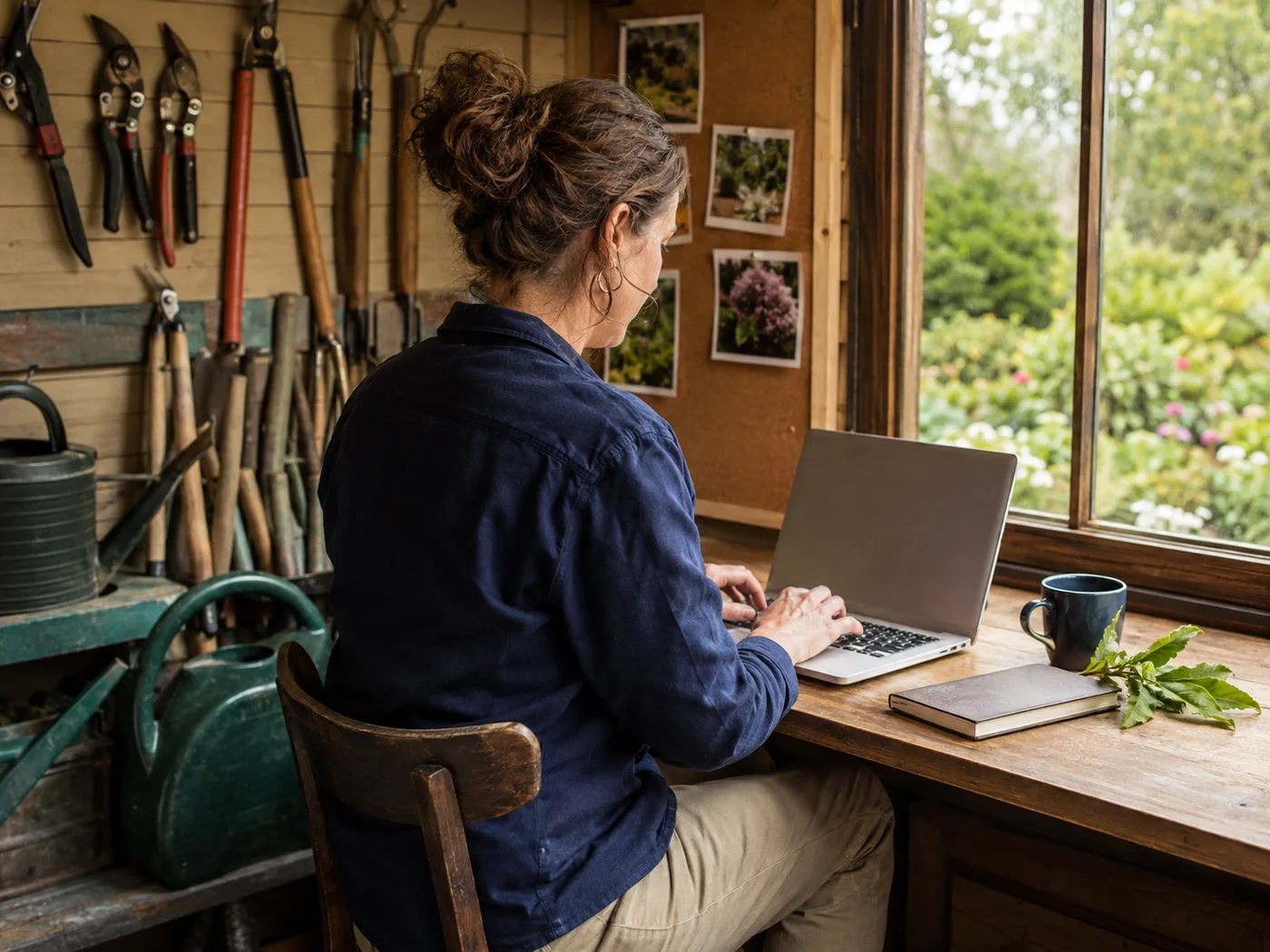 A solo contractor using customer newsletters